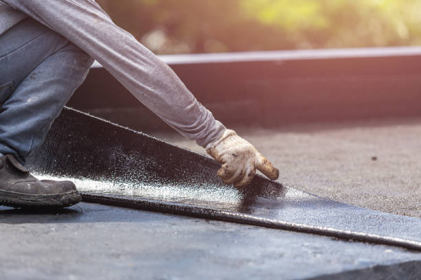 Professional Waterproofing technician working in Richwood, OH
